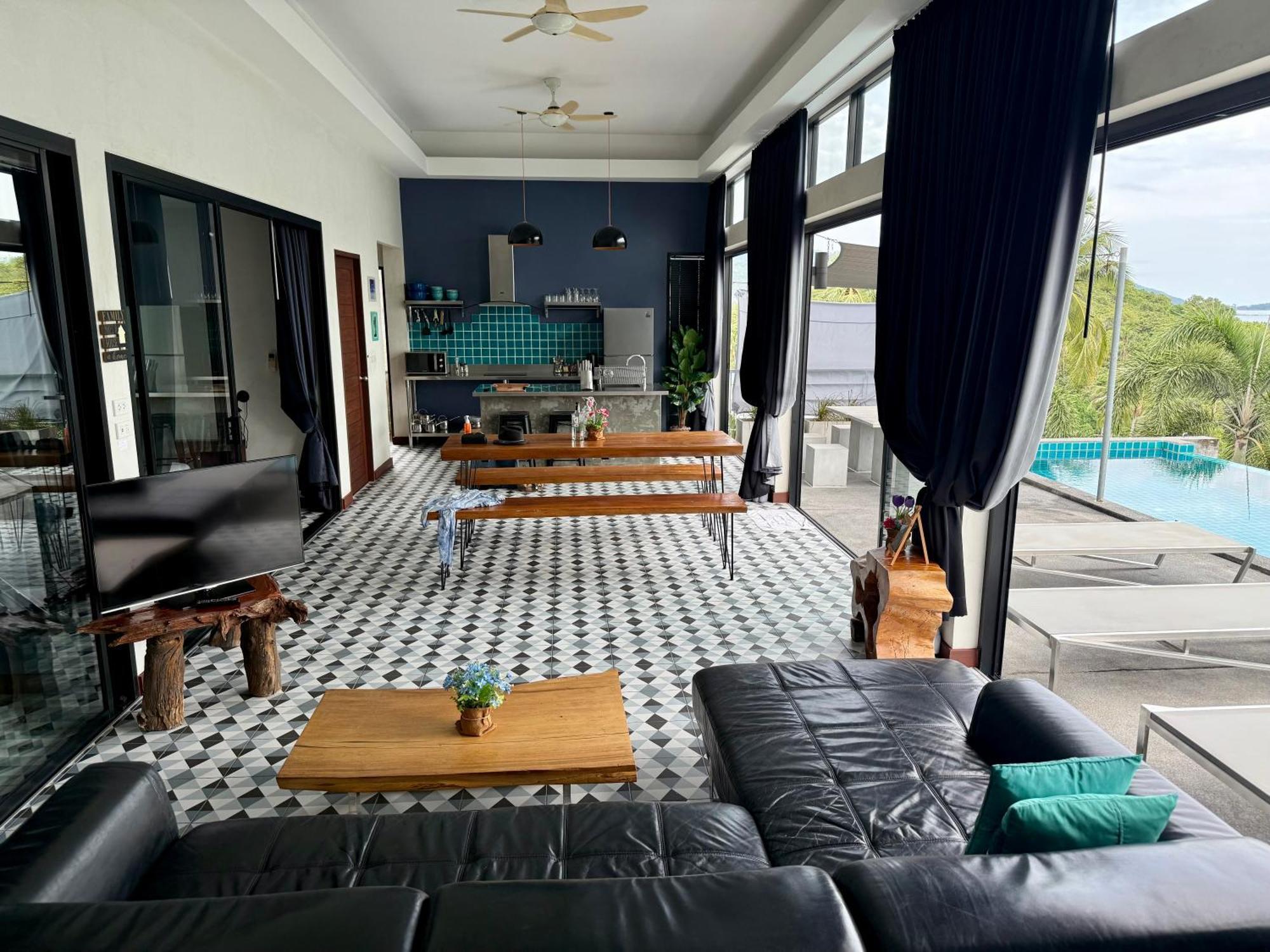 Ko Samui Seaview Pool Villa Seren With Car Laem Set Beach Zewnętrze zdjęcie