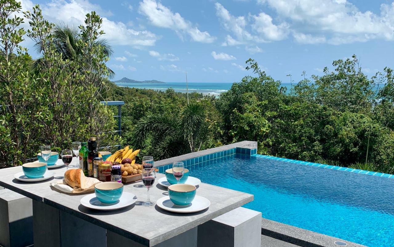 Ko Samui Seaview Pool Villa Seren With Car Laem Set Beach Zewnętrze zdjęcie