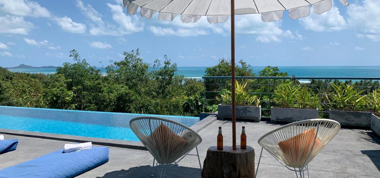 Ko Samui Seaview Pool Villa Seren With Car Laem Set Beach Zewnętrze zdjęcie